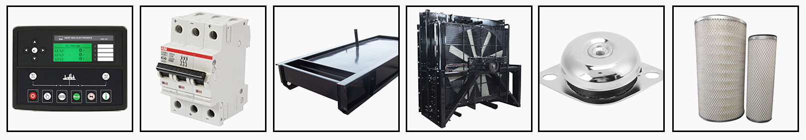 Запасні частини великого електричного генератора